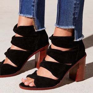 Free People MADE Black Heels size 7